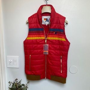 NWT Aviator Nation Five Stripe Vest
